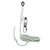 Tau til fallsikring, kjernemantel tau 12mm med fastmontert tilbobling med falldemper, 10 meter - Bilde 4