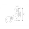 Fallsikringstilkobling for polyester kjernemantel tau 12mm - Bilde 2